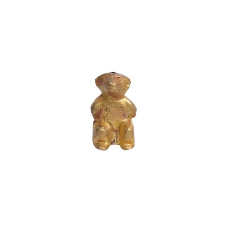 Golden Brass Bear Incense Stick Holder